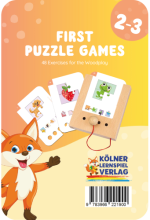 WiemTo: Puzzle Dopasuj Element - Zestaw 24 dwustronnych kart edukacyjnych 2+