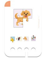 WiemTo: Puzzle Dopasuj Element - Zestaw 24 dwustronnych kart edukacyjnych 2+ - obrazek 3