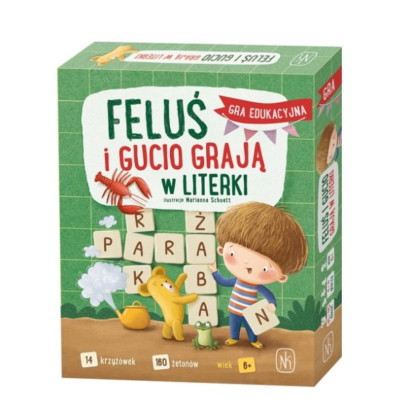 Gra Feluś i Gucio grają w literki / Nasza Księgarnia