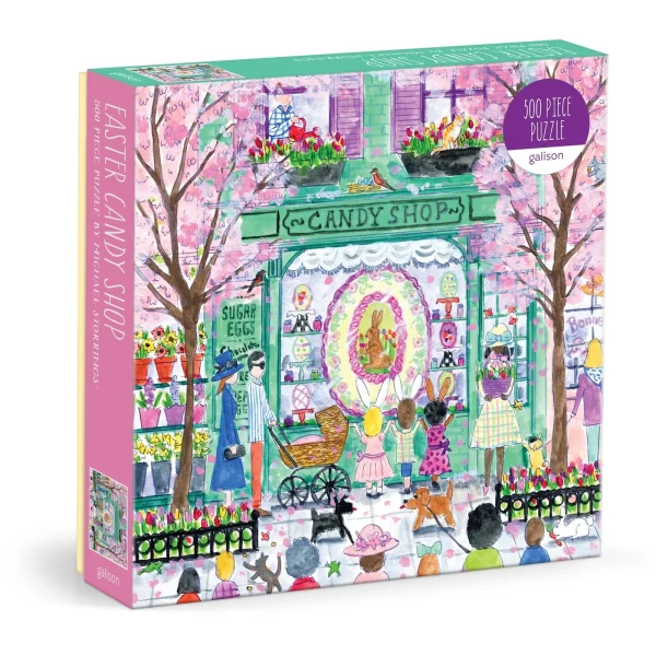 Galison: puzzle Michael Storrings Easter Candy Shop 500 elementów