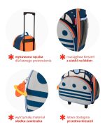 Skip Hop Walizka dla Dziecka na Kółkach Rakieta Spark Style - obrazek 3