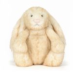 JellyCat: Króliczek Luxe Kremowy 51 cm Springlowe - obrazek 3