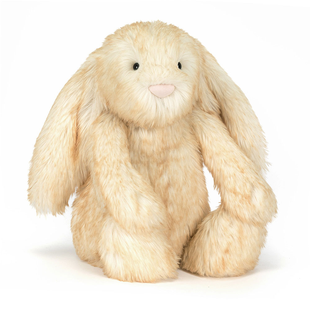 BAH2LPB__13934 JellyCat: Króliczek Luxe Kremowy 51 cm Springlowe - obrazek 1
