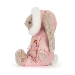 JellyCat: Króliczek Beżowy w Kombinezonie Zimowym 31 cm - obrazek 4