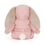 JellyCat: Króliczek Beżowy w Kombinezonie Zimowym 31 cm - obrazek 3
