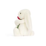 Jellycat: Wesoły Króliczek z Różą 31 cm - obrazek 5