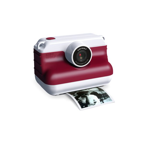 Kidywolf: K-Print aparat fotograficzny z drukarką wiśniowy