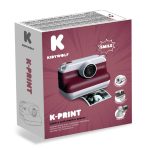 Kidywolf: K-Print aparat fotograficzny z drukarką wiśniowy - obrazek 5