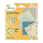 Clairefontaine: Papier Origami Wzory ze Złotym 12x12cm