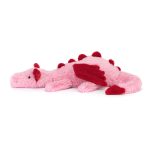 JellyCat: Smok Różowy 50 cm HEART DRAGON - obrazek 5