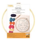 GRAINE CREATIVE: Zestaw do haftu Punch Needle Pantera, D: 25 cm - obrazek 3