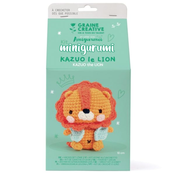 GRAINE CREATIVE: Zestaw do Szydełkowania Lew Kazuo