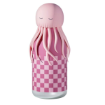 Asobu: butelka termiczna ze słomką 460 ml Bestie Meduza Różowa