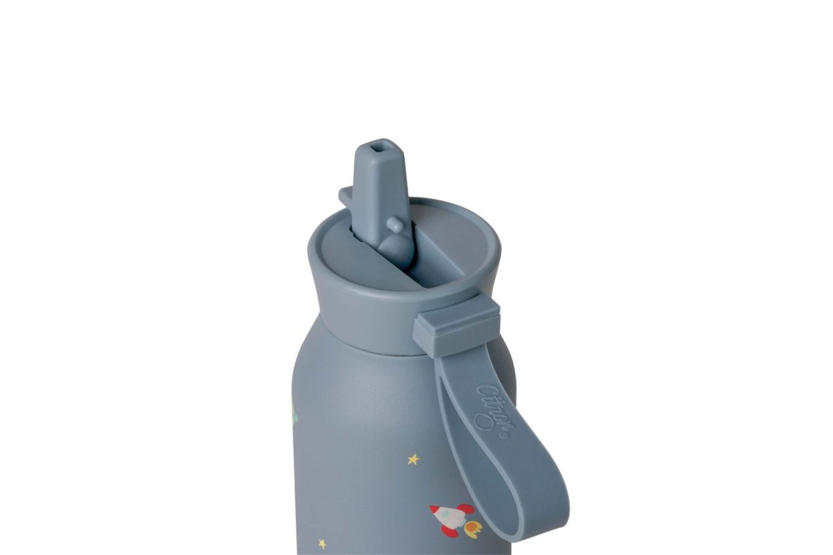 Citron: Butelka Termiczna ze Stali Nierdzewnej 500ml - Spaceship Dusty Blue - obrazek 2