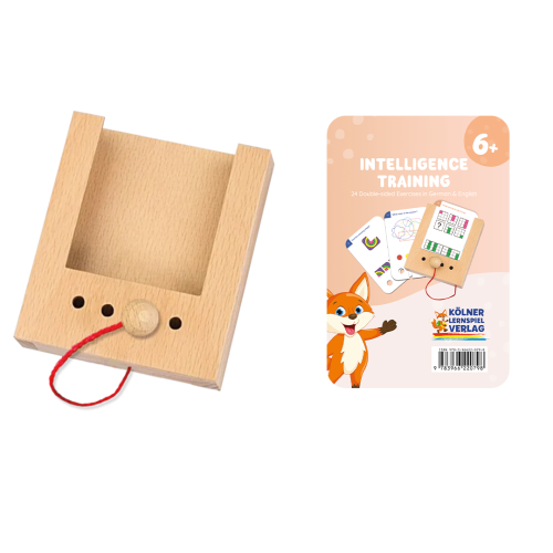 WiemTo: Drewniane Pudeło z Otworami do kart