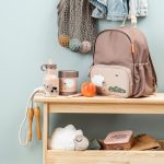 Done by Deer Butelka Stalowa z Ustnikiem 350ml Tiny Farm Powder - obrazek 2