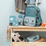 Done by Deer Bidon dla Dziecka 350ml Tiny Farm Blue - obrazek 2