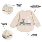 Done by Deer Śliniak z Rękawami 6-18m Tiny Farm Sand - obrazek 3