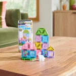 MAGNA-TILES: klocki magnetyczne microMAGS Spring Garden Travel 24 el. - obrazek 2