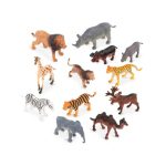 Terra by Battat: Figurki zwierząt w TUBIE - DZIKIE zwierzęta 12 EL.