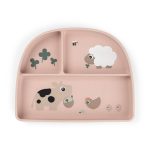 Done by Deer Talerzyk Dzielony z Przyssawką Tiny Farm Powder