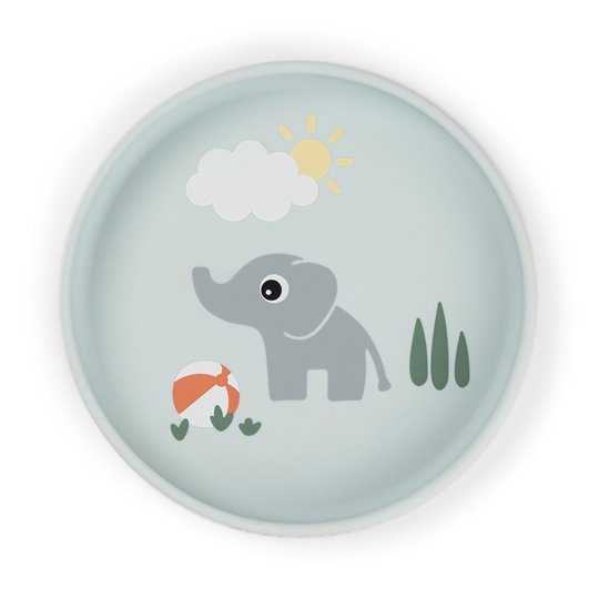 Done by Deer Talerzyk z Przyssawką Sitick&Stay Playground Blue