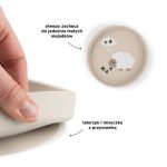 Done by Deer Talerzyk z Przyssawką Sitick&Stay Tiny Farm Sand - obrazek 3