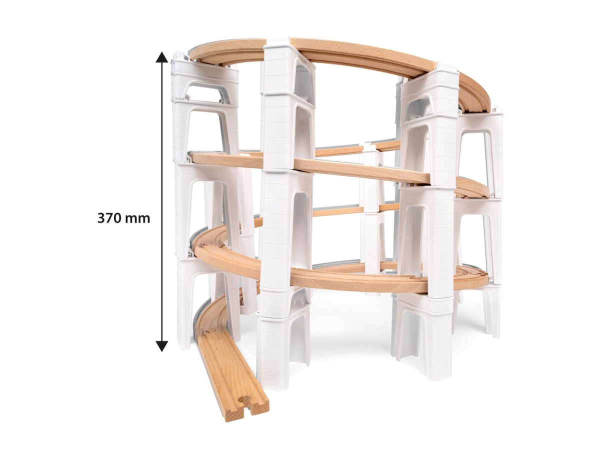 BRIO World - Zestaw wiaduktów do Kolejki - MEGA SPIRAL SET - obrazek 4