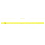 Matchstick Monkey: zawieszka silikonowa mocująca do wózka MULTI MAXI Yellow 55 cm - obrazek 3