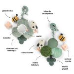 Done by Deer Zawieszka Sensoryczna Tiny Farm Green - obrazek 2