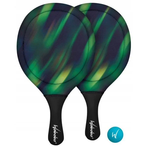 Waboba: zestaw paletki plażowe i piłka Green Sporty