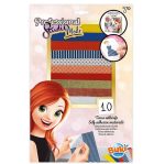 Buki: PROJEKTANTKA MODY - zestaw uzupełniający - tkaniny 10 wzorów