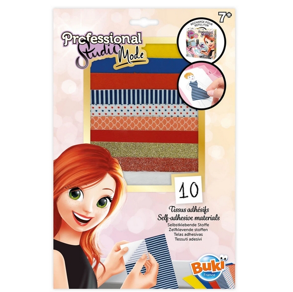 Buki: PROJEKTANTKA MODY - zestaw uzupełniający - tkaniny 10 wzorów