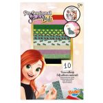 Buki: PROJEKTANTKA MODY - zestaw uzupełniający - tkaniny 10 wzorów