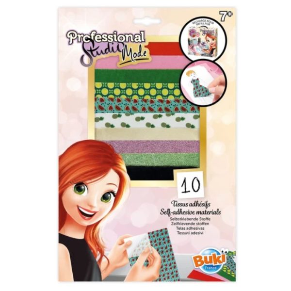 Buki: PROJEKTANTKA MODY - zestaw uzupełniający - tkaniny 10 wzorów