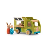 Moulin Roty: Drewniany food truck LA GRANDE FAMILLE 3+