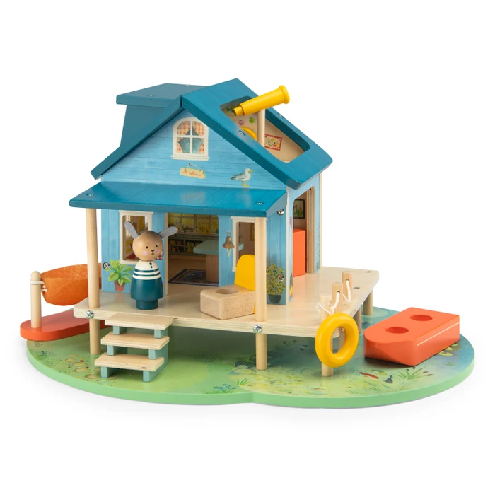 632442_1 Moulin Roty: Drewniany domek nad jeziorem LA GRANDE FAMILLE 3+ - obrazek 1