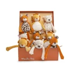 Moulin Roty: maskotka - grzechotka lampart TAIGO 30cm / LA FORET MAWA - obrazek 2