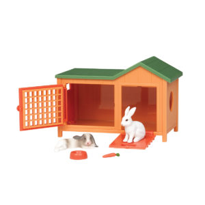 Terra by Battat: KRÓLICZA CHATKA domek z króliczkami i akcesoriami