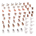 Terra by Battat: Zestaw 60 figurek w SŁOIKU - Zwierzęta z FARMY - obrazek 3