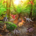 Terra by Battat: Zestaw 60 figurek w SŁOIKU - DINOZAURY - obrazek 4