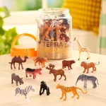 Terra by Battat: Zestaw 60 figurek w SŁOIKU - DZIKIE zwierzęta - obrazek 2