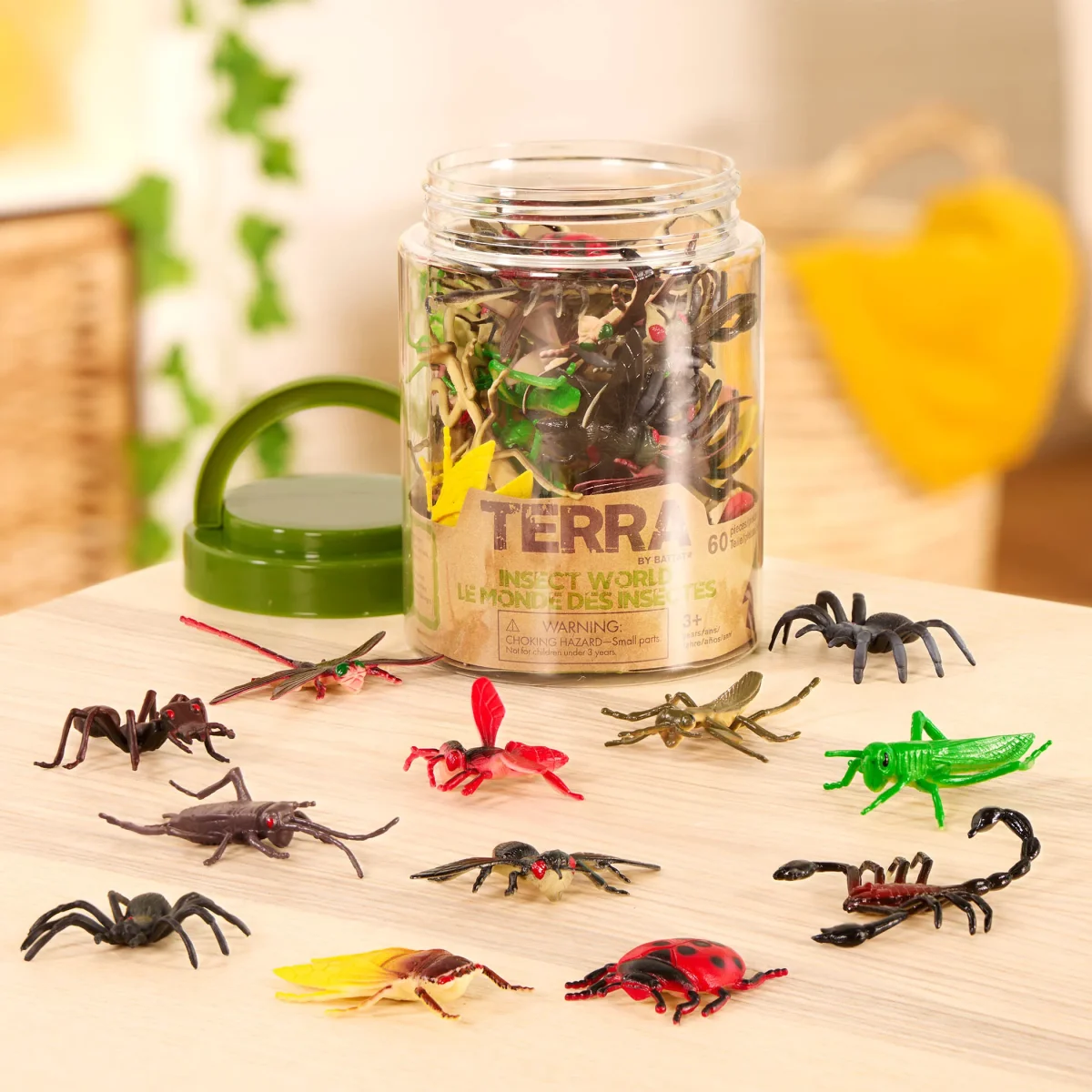 Terra by Battat: Zestaw 60 figurek w SŁOIKU - OWADY - obrazek 4