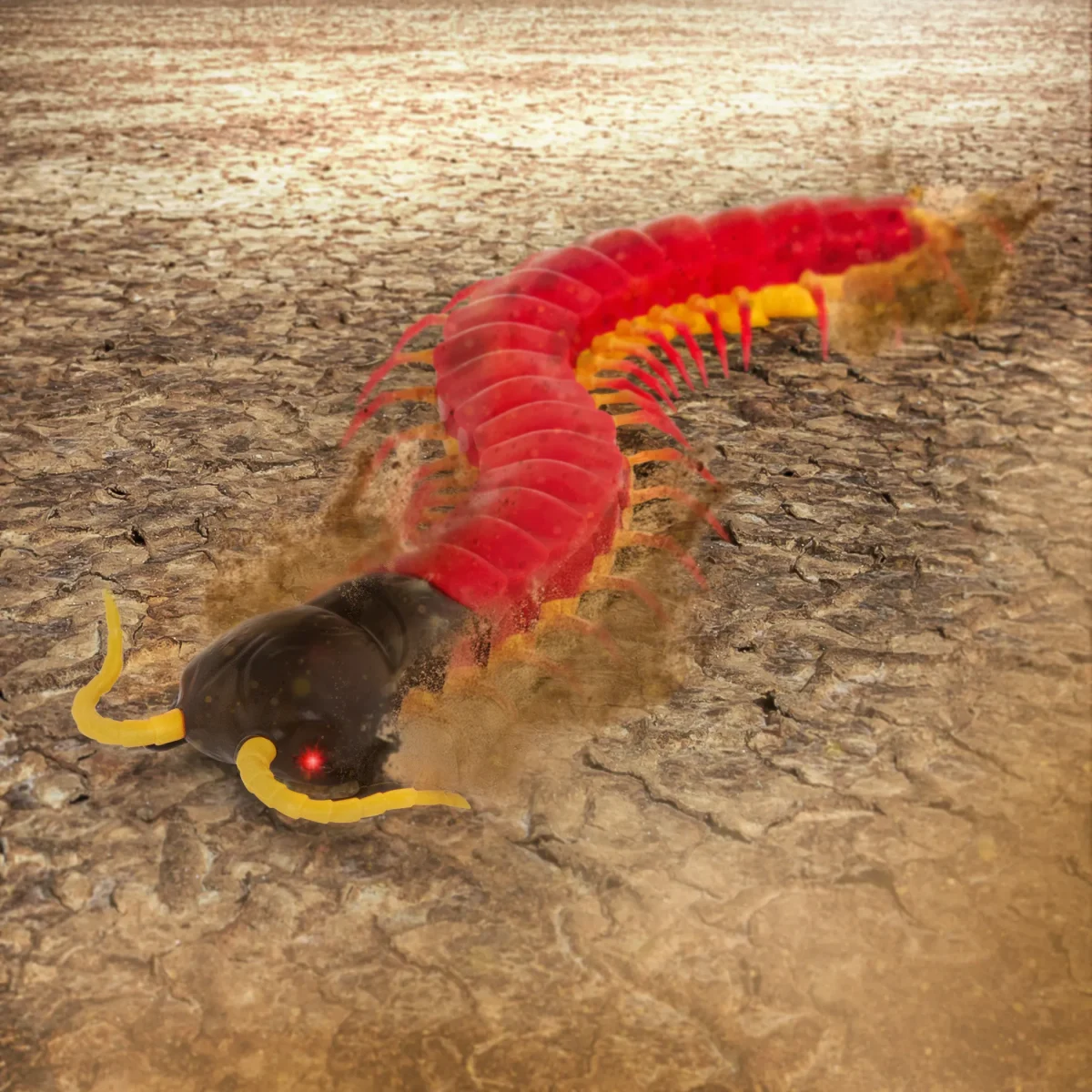 Terra by Battat: Zdalnie sterowana SKOLOPENDRA OLBRZYMIA czerwona 6+ - obrazek 6