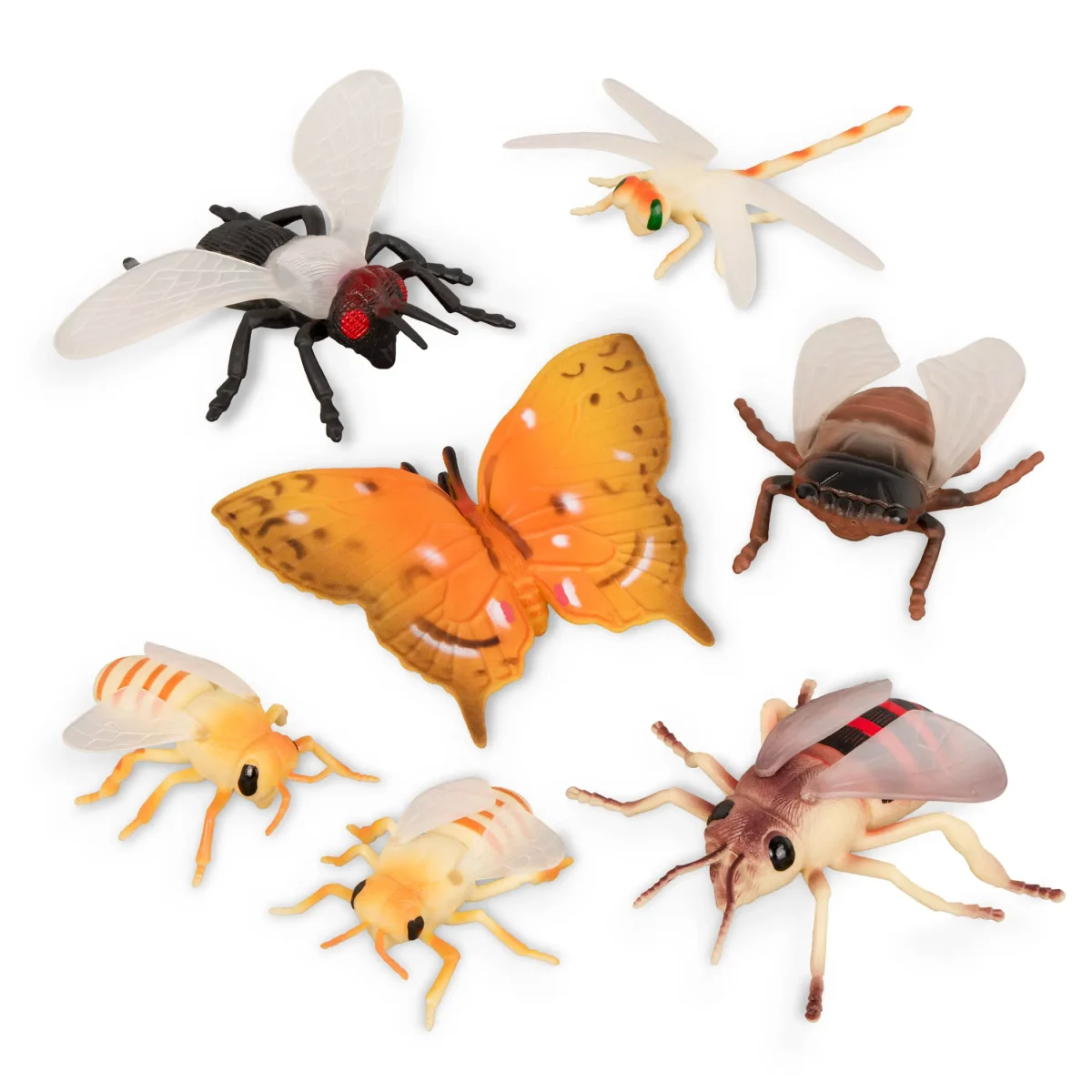 Terra by Battat: Zestaw zwierząt z AKCESORIAMI 60 el. OWADY i PAJĘCZAKI / CRITTERS & CRAWLERS - obrazek 2