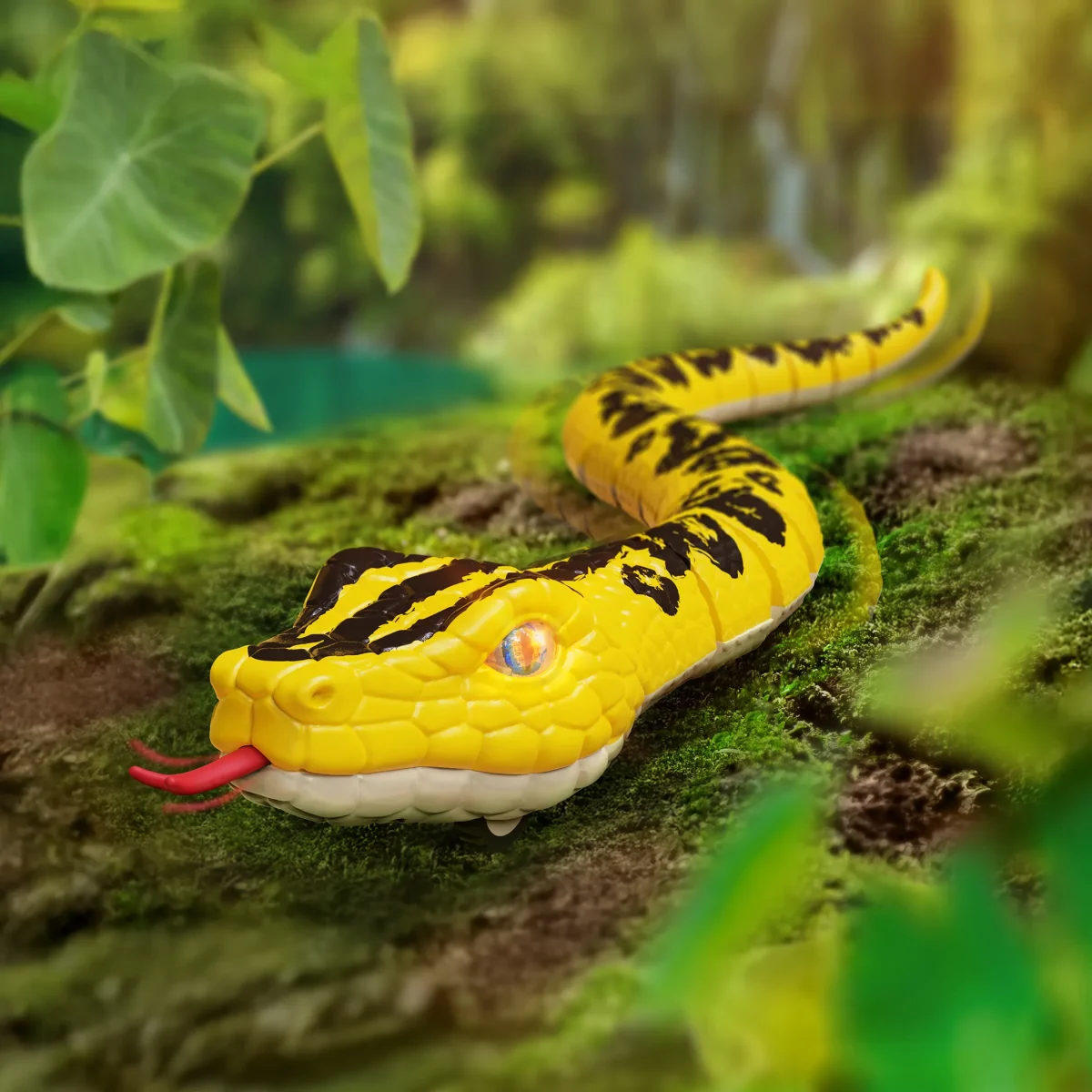 Terra by Battat: Zdalnie sterowany WĄŻ ANAKONDA OLBRZYMIA 5+ - obrazek 3