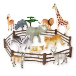 Terra by Battat: Zestaw zwierząt z AKCESORIAMI 60 el. - Świat DŻUNGLI - obrazek 2