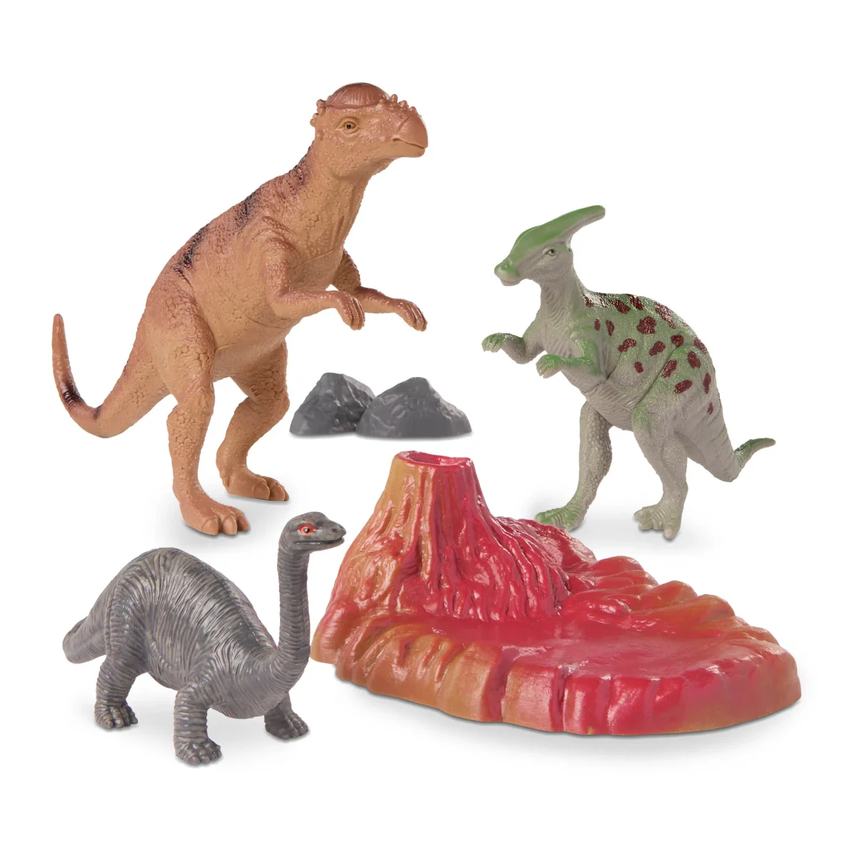 Terra by Battat: Zestaw zwierząt z AKCESORIAMI 60 el. - PREHISTORIA Świat DINOZAURÓW - obrazek 5