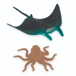 Terra by Battat: Zestaw zwierząt z AKCESORIAMI 60 el. - Świat OCEANU - obrazek 3