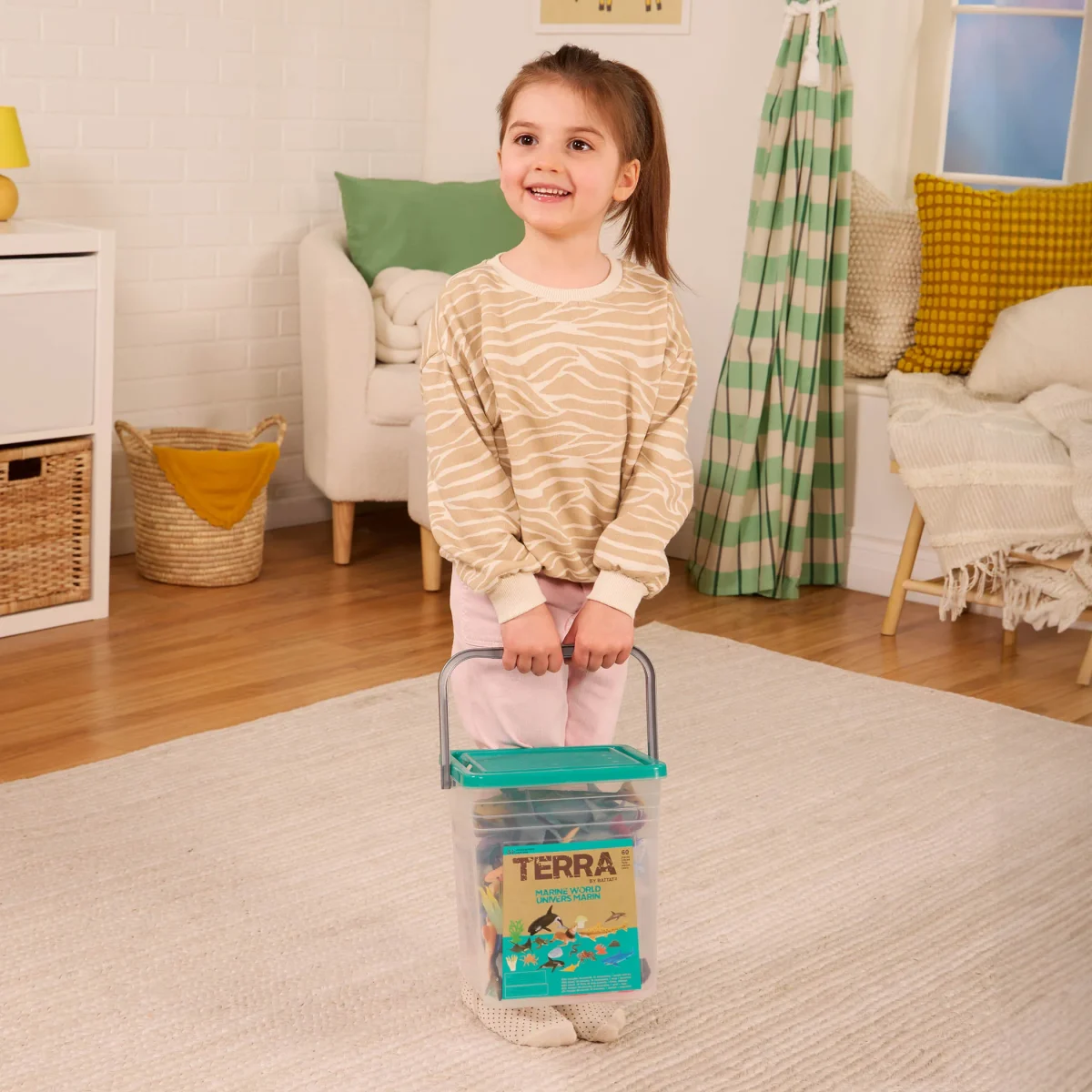 Terra by Battat: Zestaw zwierząt z AKCESORIAMI 60 el. - Świat OCEANU - obrazek 6